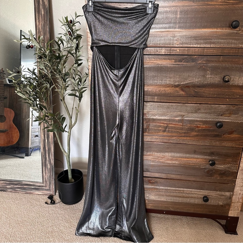 h:ours Shine Jumpsuit in Black